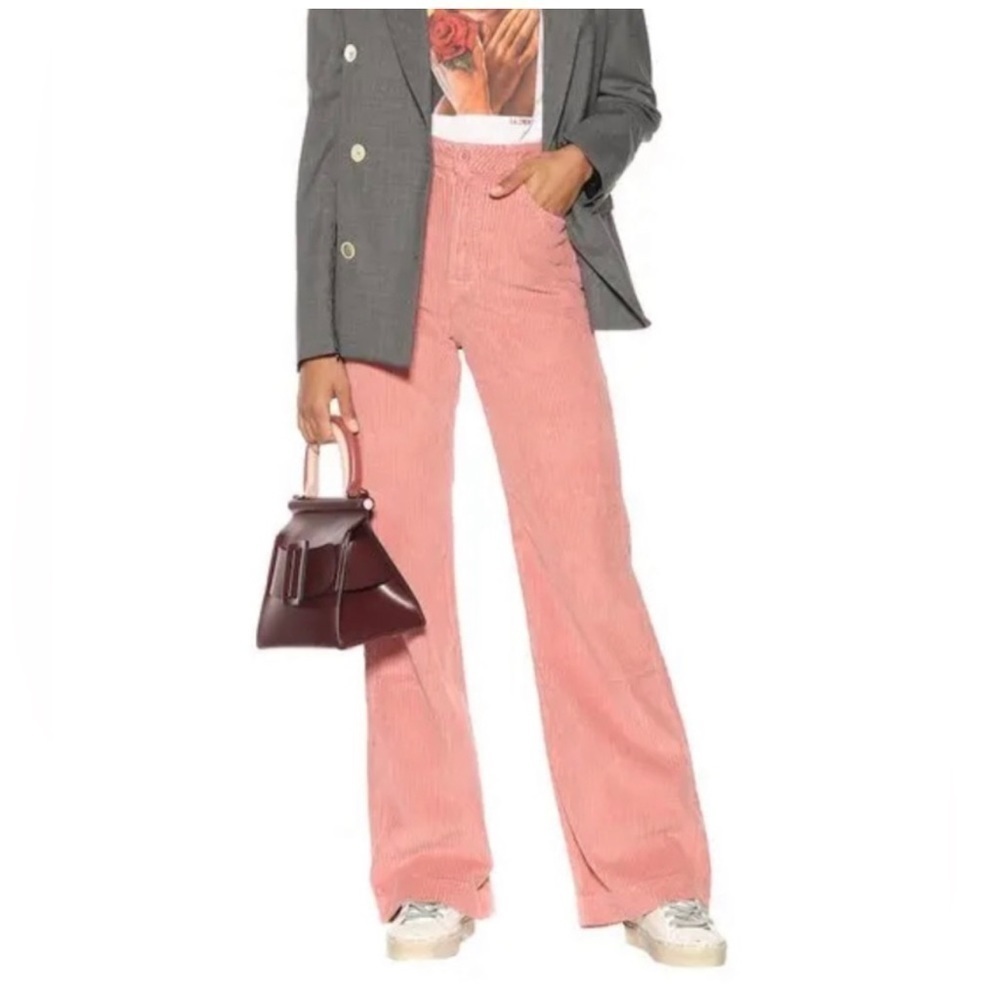 GRLFND Carla Corduroy High Waist Flare Leg Pants